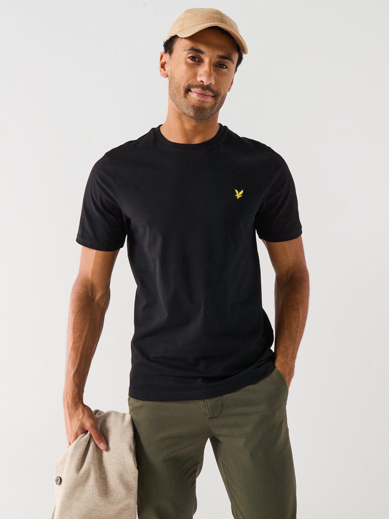 Lyle & Scott Regular Fit Plain T-Shirt - Black