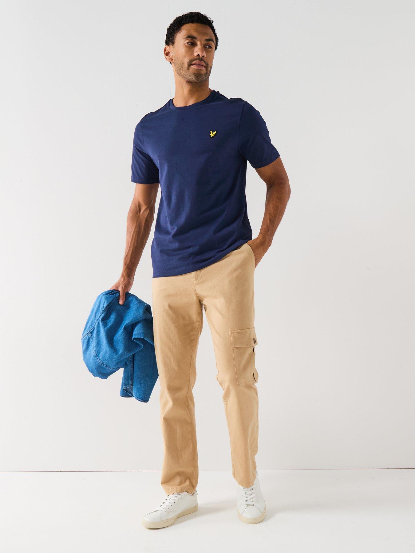 Pull À Col Rond Long À Manches Longues LYLE & SCOTT Pour Hommes Taille L