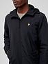  image of lyle-scott-zip-through-hooded-jacket-black