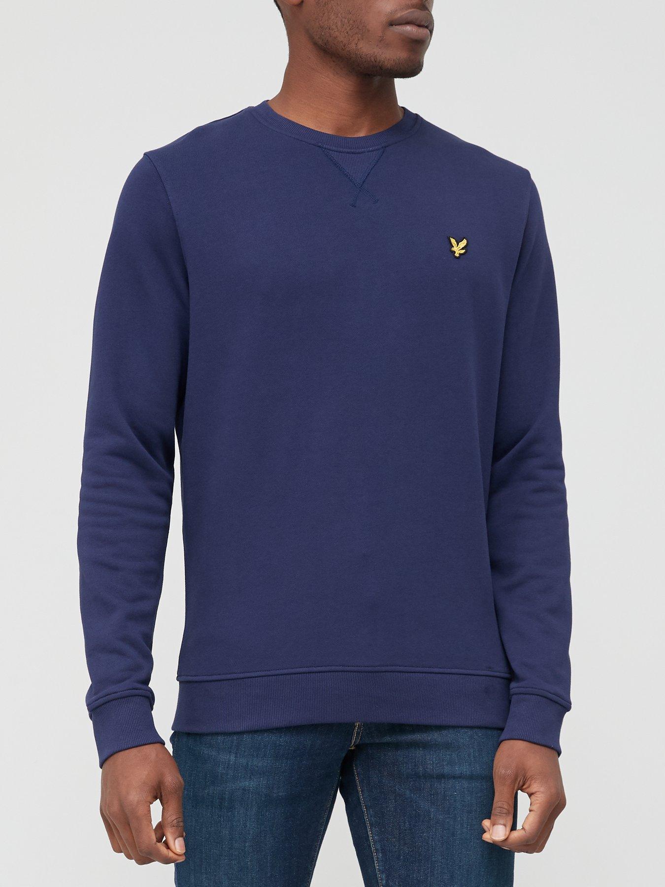 undefined Crew Neck Sweat Top - Navy