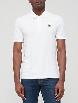Lyle & Scott Plain Polo Shirt - White