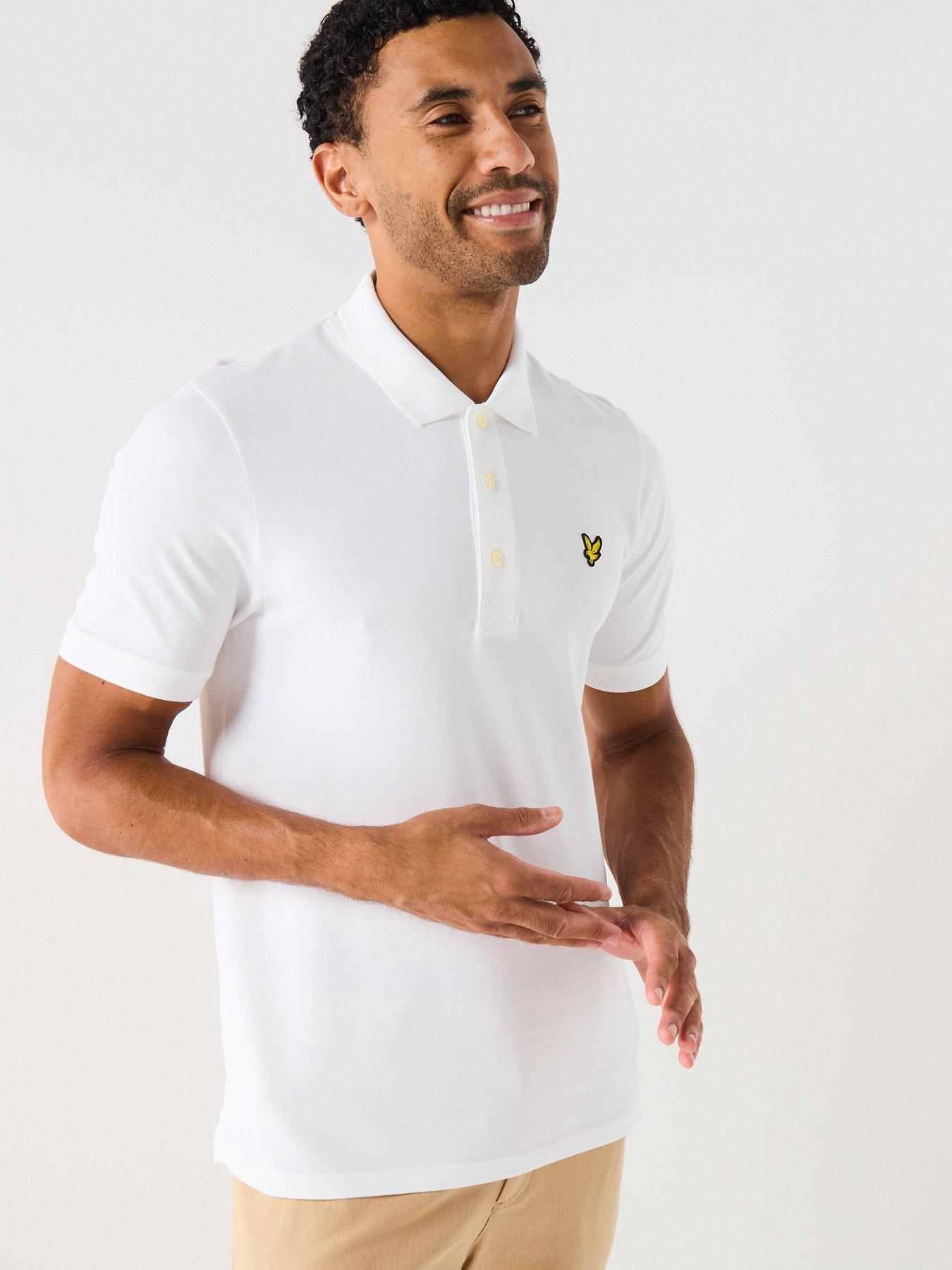 Lyle & Scott Plain Polo Shirt - White