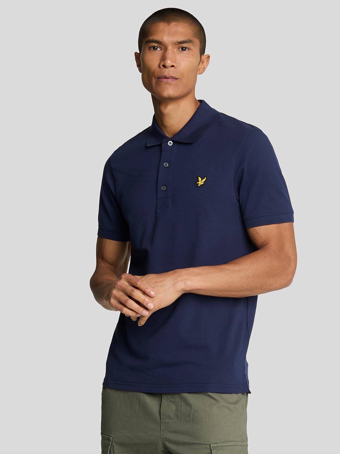 Lyle & Scott Plain Polo Shirt - Navy