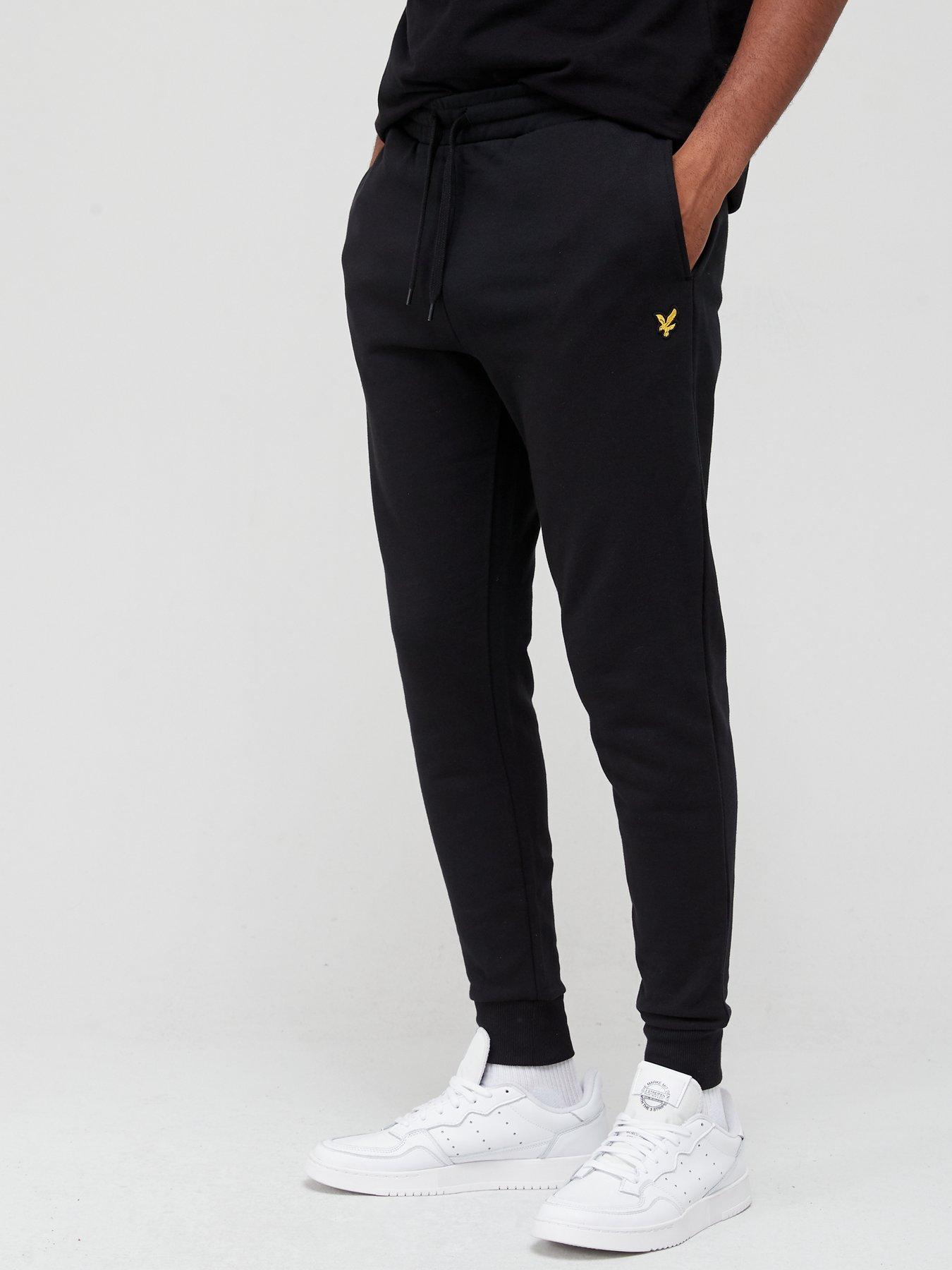 Skinny fit black store joggers