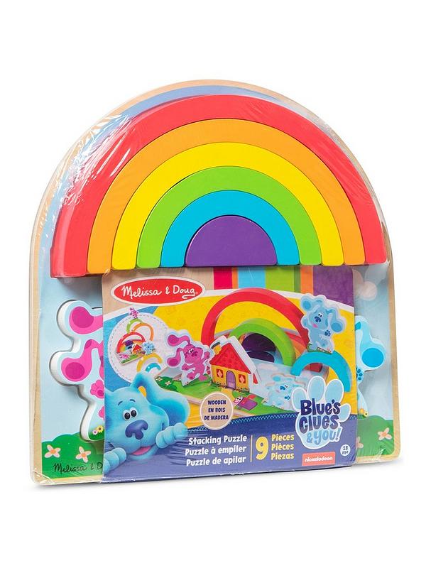 Image 1 of 7 of Blue's Clues Blues Clues Rainbow Stacker Puzzle