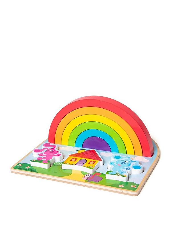 Image 2 of 7 of Blue's Clues Blues Clues Rainbow Stacker Puzzle