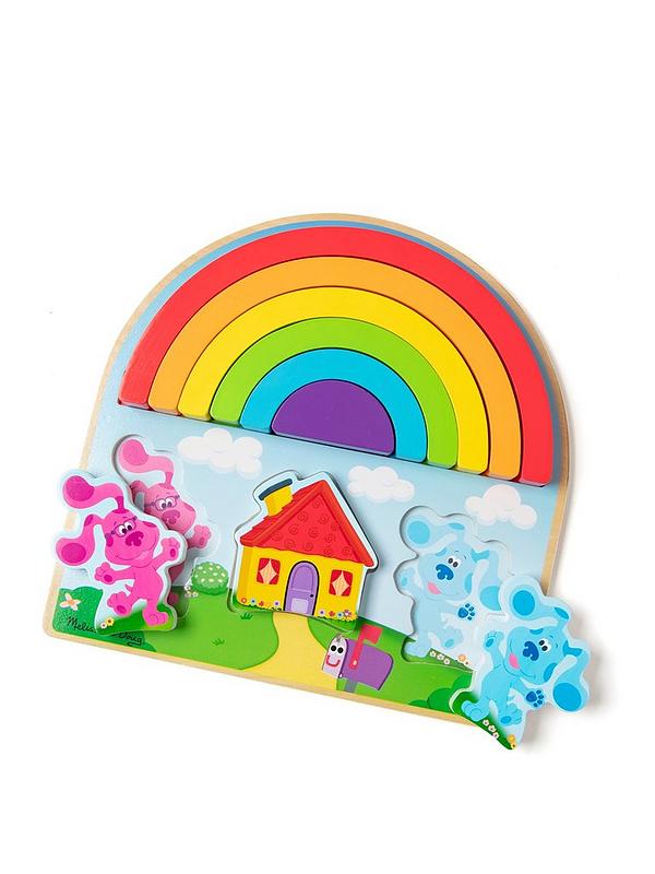 Image 3 of 7 of Blue's Clues Blues Clues Rainbow Stacker Puzzle