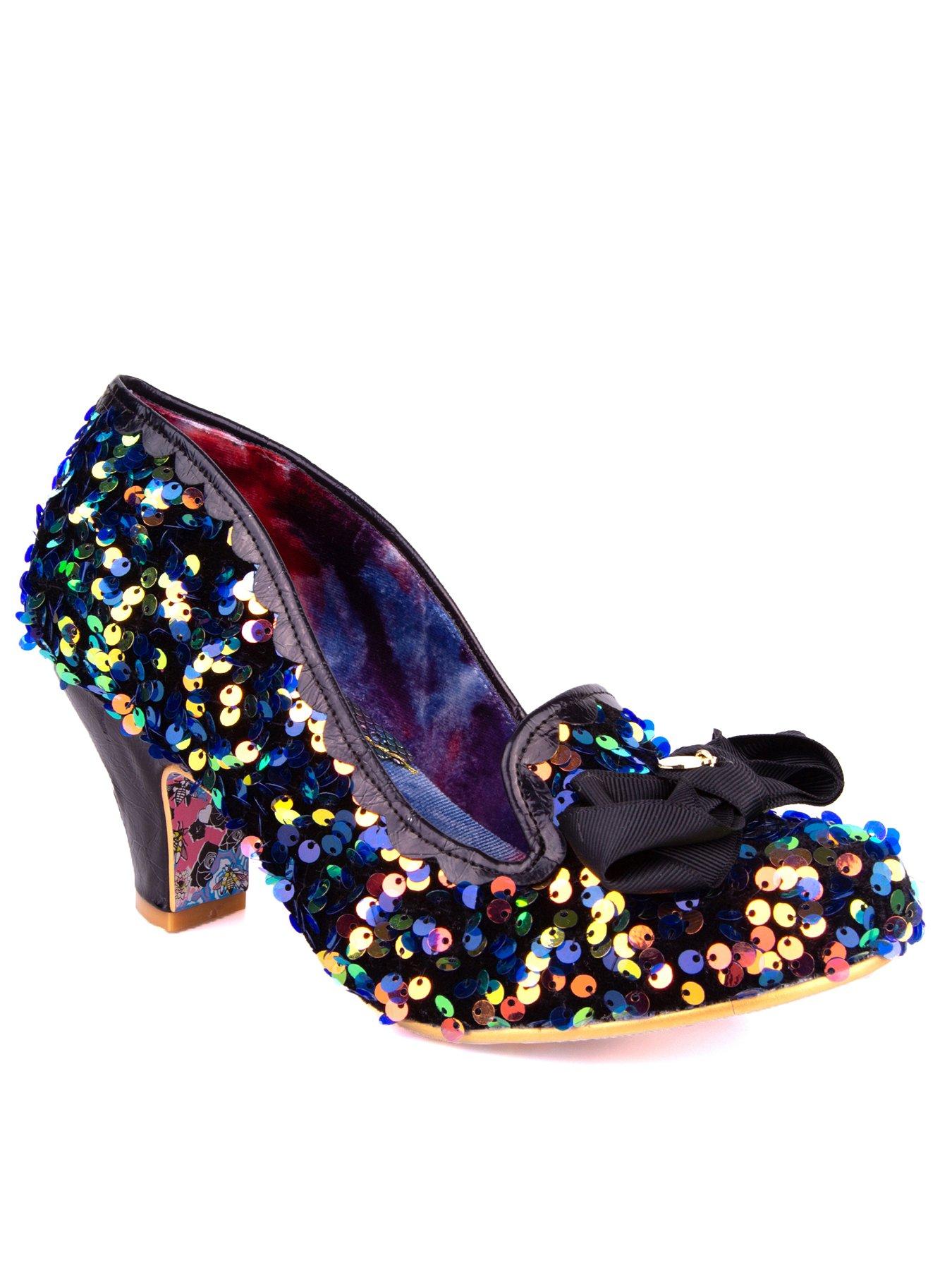 Irregular Choice Kanjanka Heeled Shoes - Black | very.co.uk