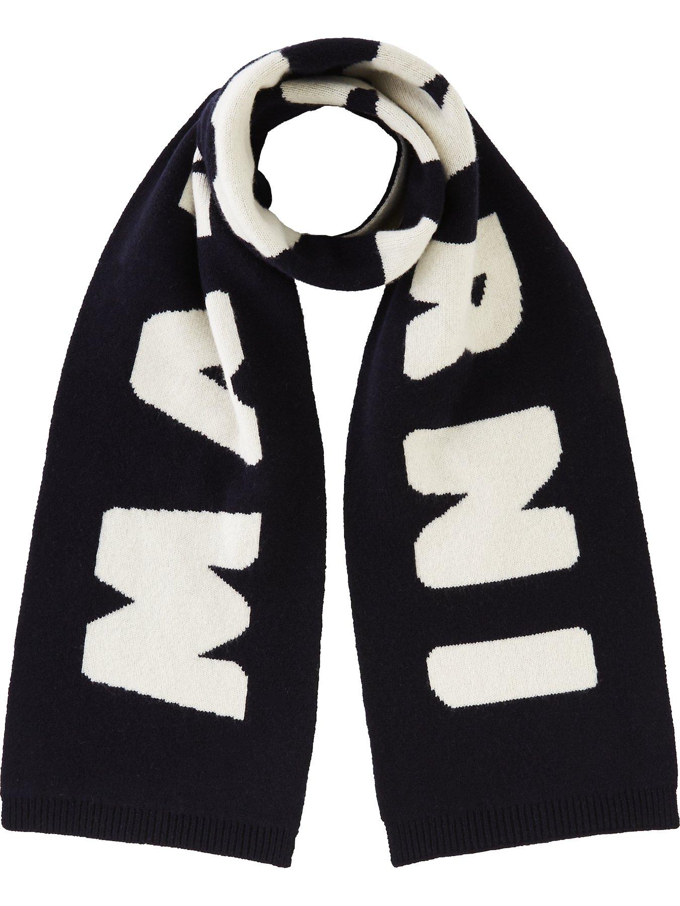 Accessories Youth Logo Print Scarf - Navy