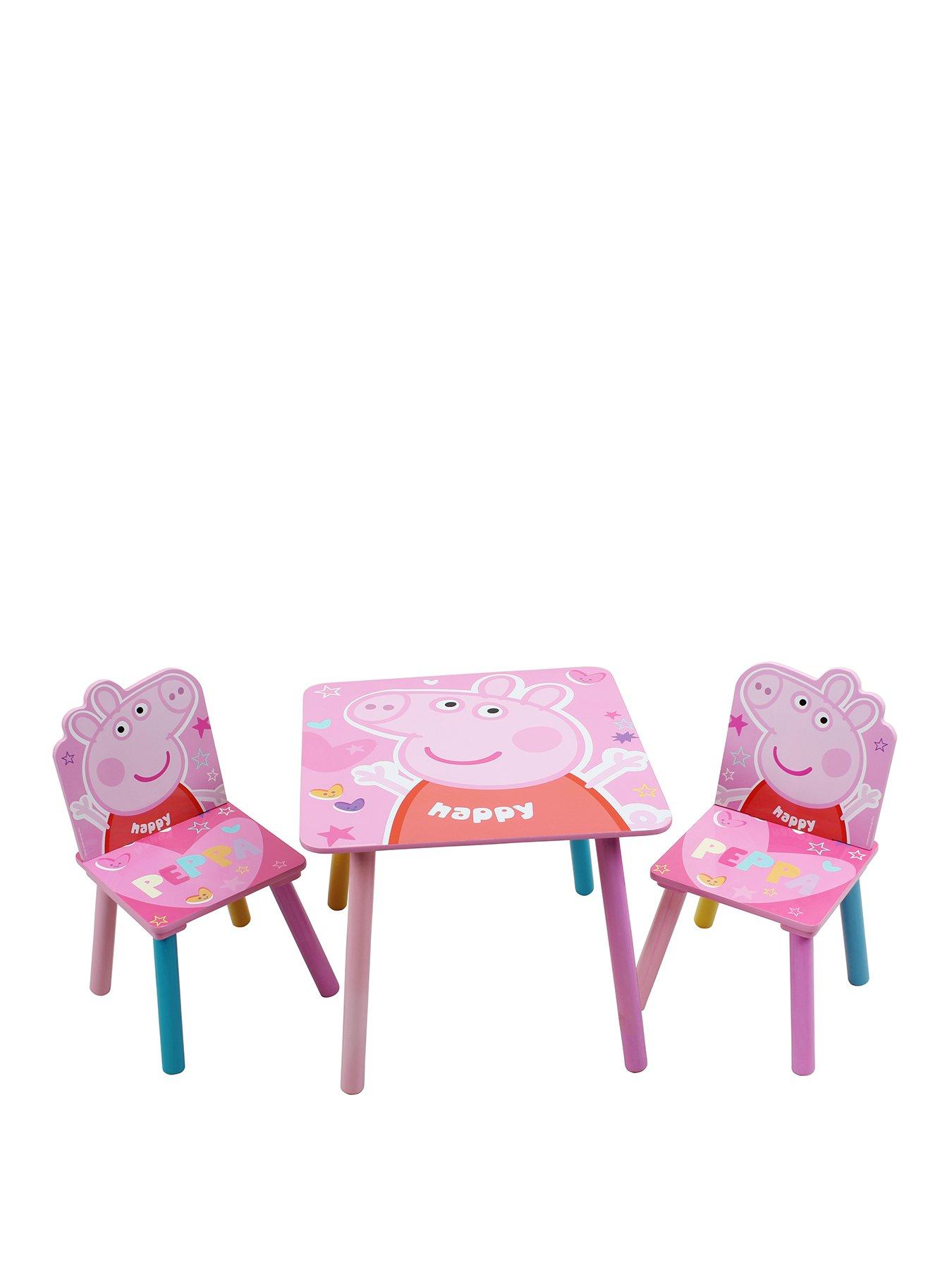 Peppa table best sale and chairs