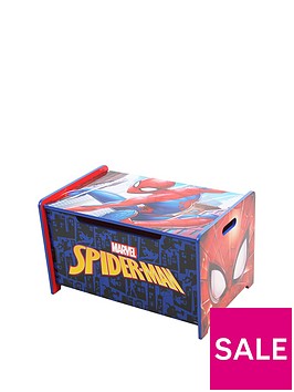 spiderman-deluxe-wooden-storage-toy-boxstorage-bench