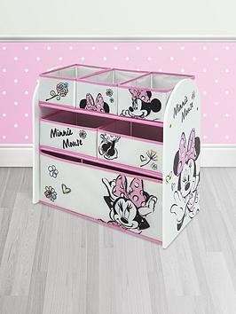 Product photograph of Minnie Mouse Classic Wooden Toy Organiser from very.co.uk