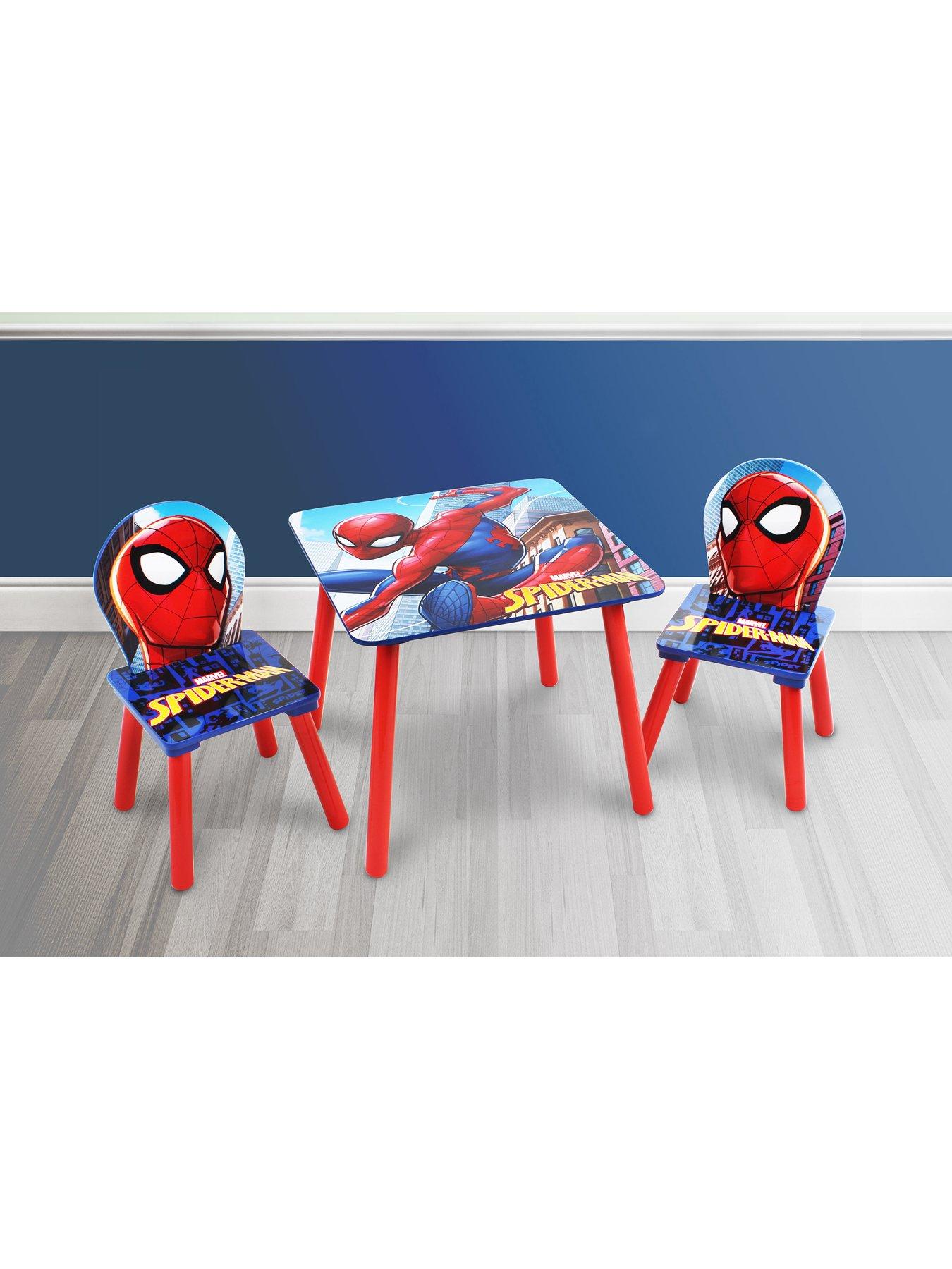 Spiderman table deals and chair set