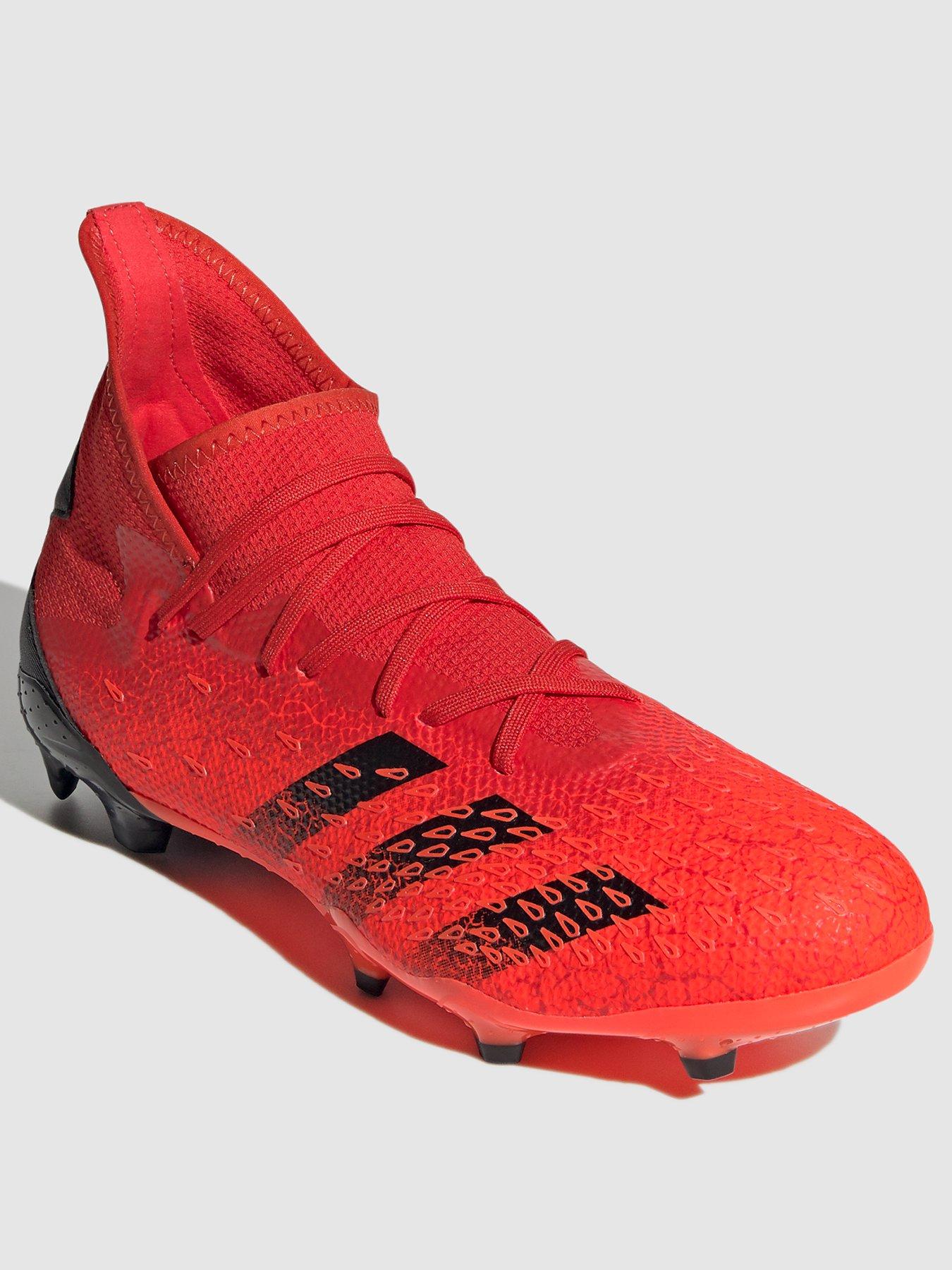 red adidas football shoes