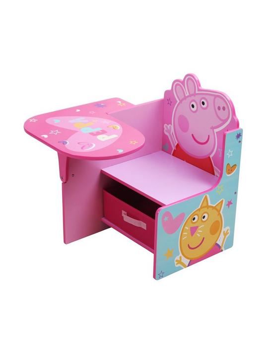 stillFront image of peppa-pig-chair-desk-with-storage-bin
