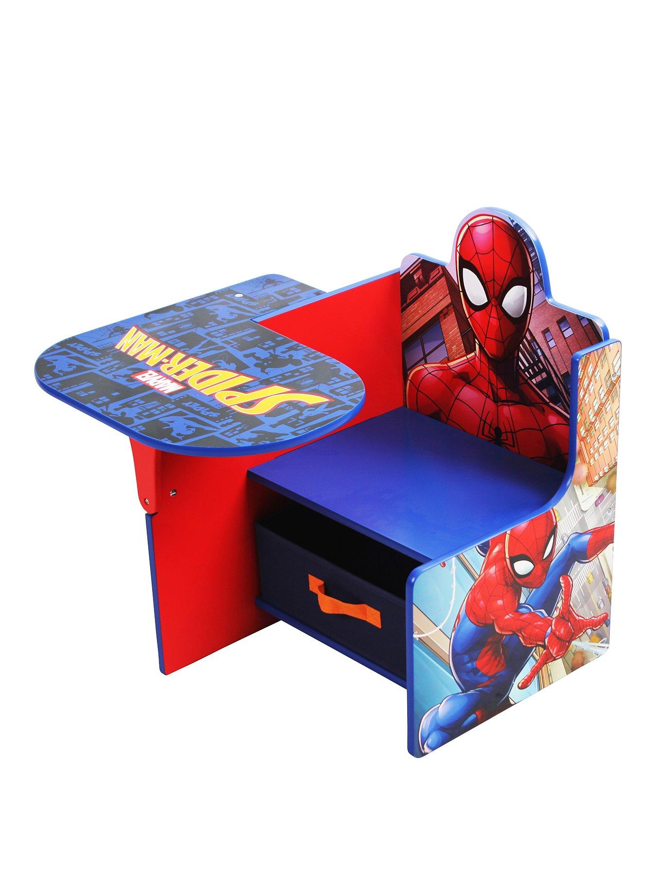 Spiderman Chair Desk With Storage Bin very