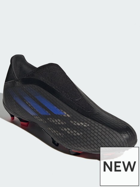 adidas-mens-x-laceless-speedflow3-firm-ground-football-boot-black