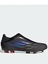  image of adidas-mens-x-laceless-speedflow3-firm-ground-football-boot-black