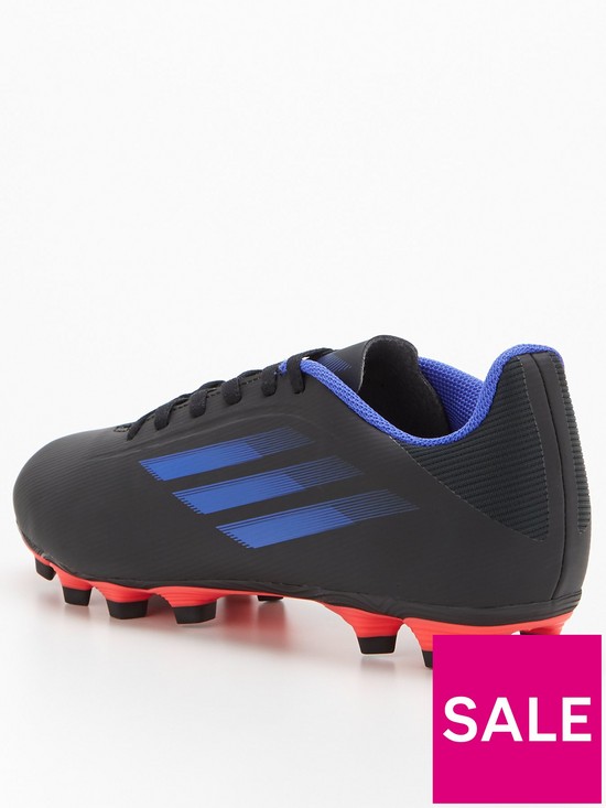 stillFront image of adidas-x-speedflow4-firm-ground-football-boots-black