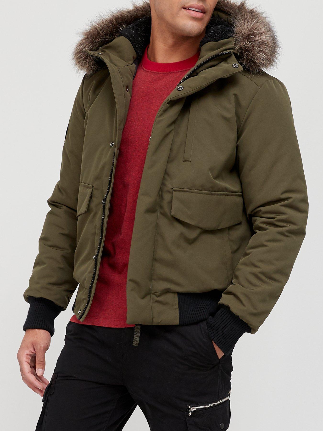 superdry mens khaki jacket