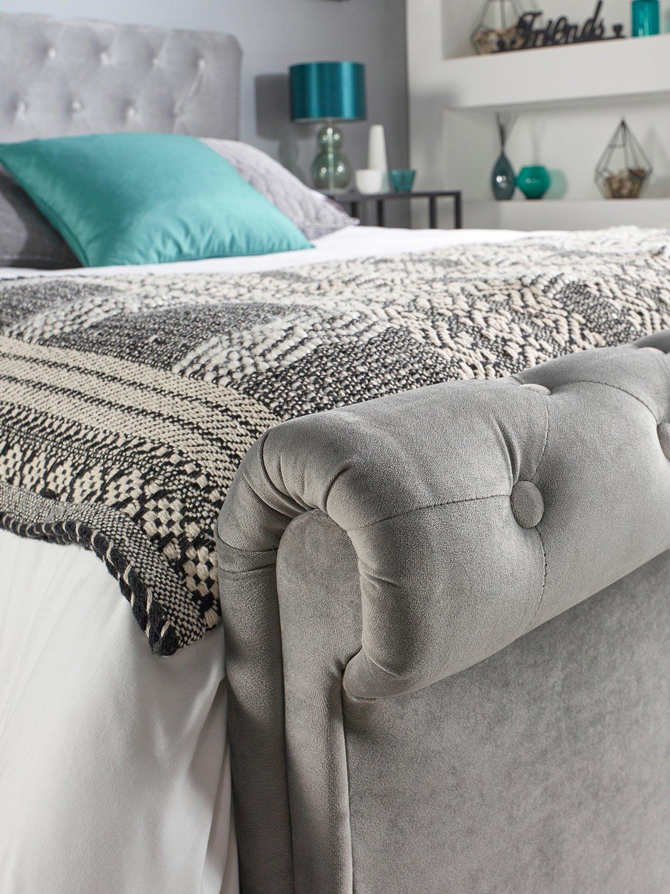 Image 6 of 7 of Aspire Chesterfield Fabric Lift Up&nbsp;Storage Bed