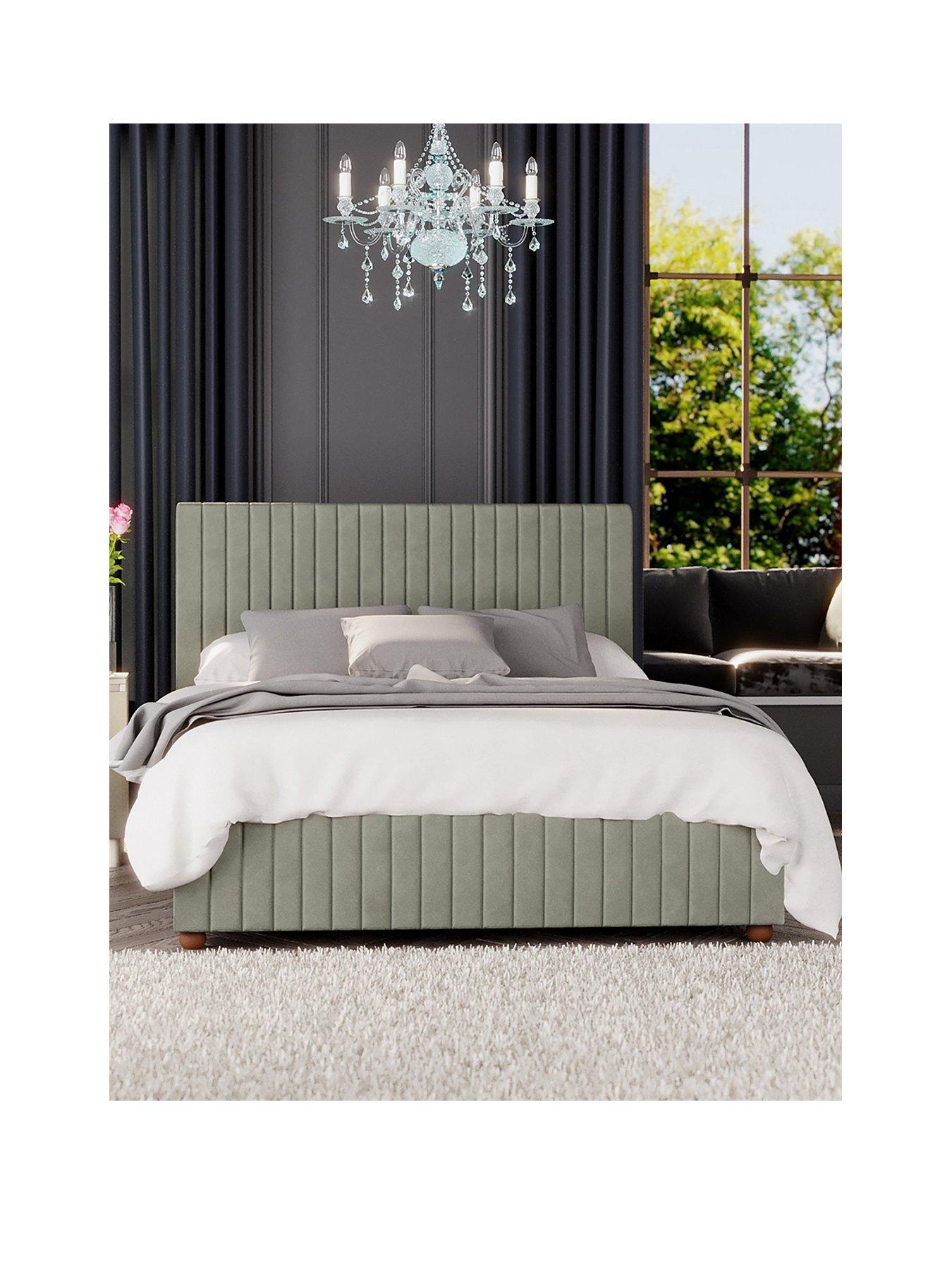 Product photograph of Laurence Llewelyn-bowen Estella Ottoman Double Bed from very.co.uk