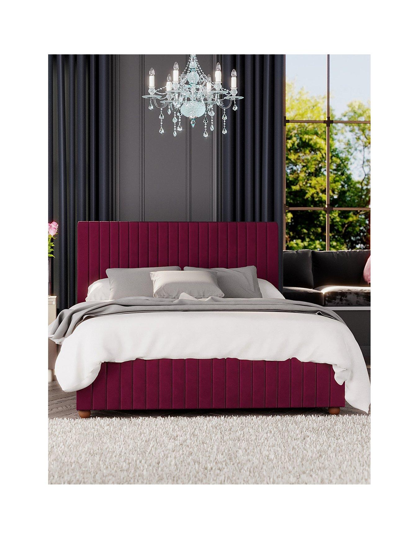 Product photograph of Laurence Llewelyn-bowen Estella Ottoman Superking Bed from very.co.uk