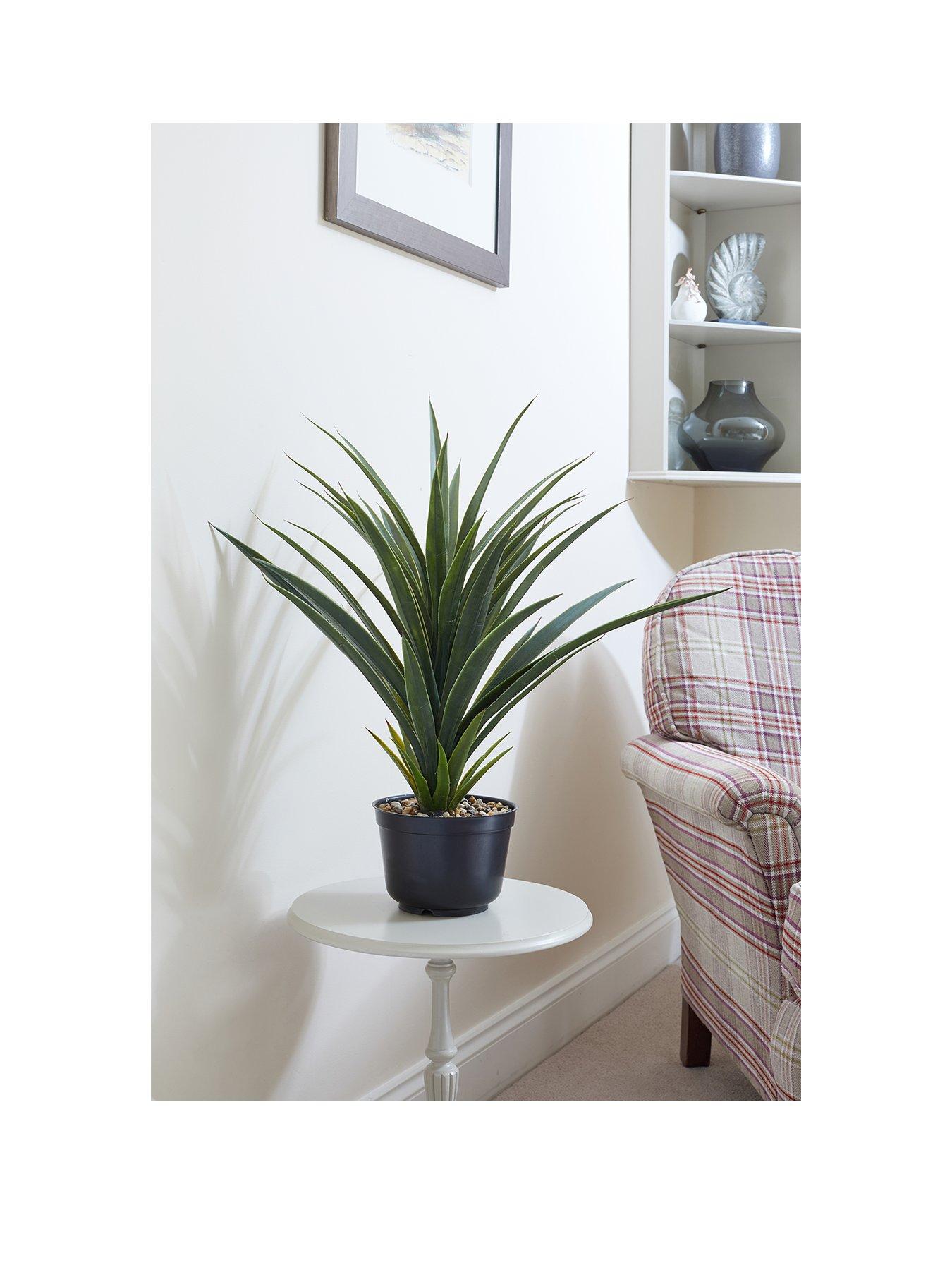 Product photograph of Artificial Spiky Sisal Plant In Pot from very.co.uk