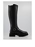  image of office-keiss-leather-walking-knee-boot-black