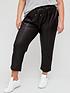  image of v-by-very-curve-coated-stretch-jogger-blacknbsp
