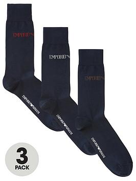 emporio-armani-bodywear-3-pack-socks-navy