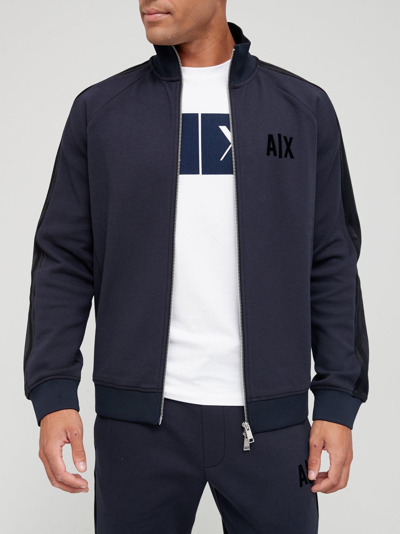 armani exchange white tracksuit