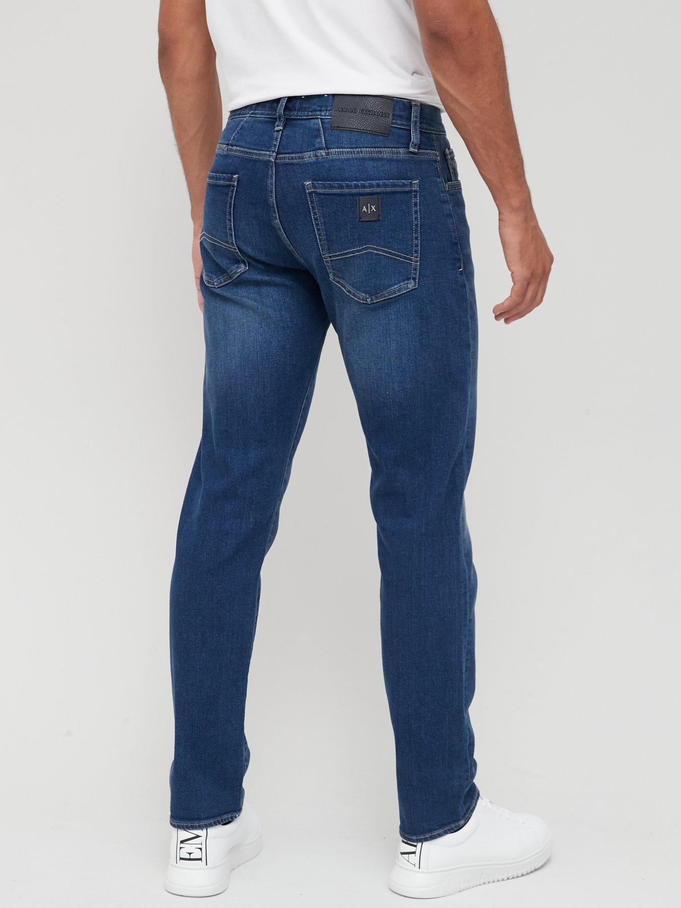 Armani Exchange J16 Straight Fit Jeans - Mid Wash 