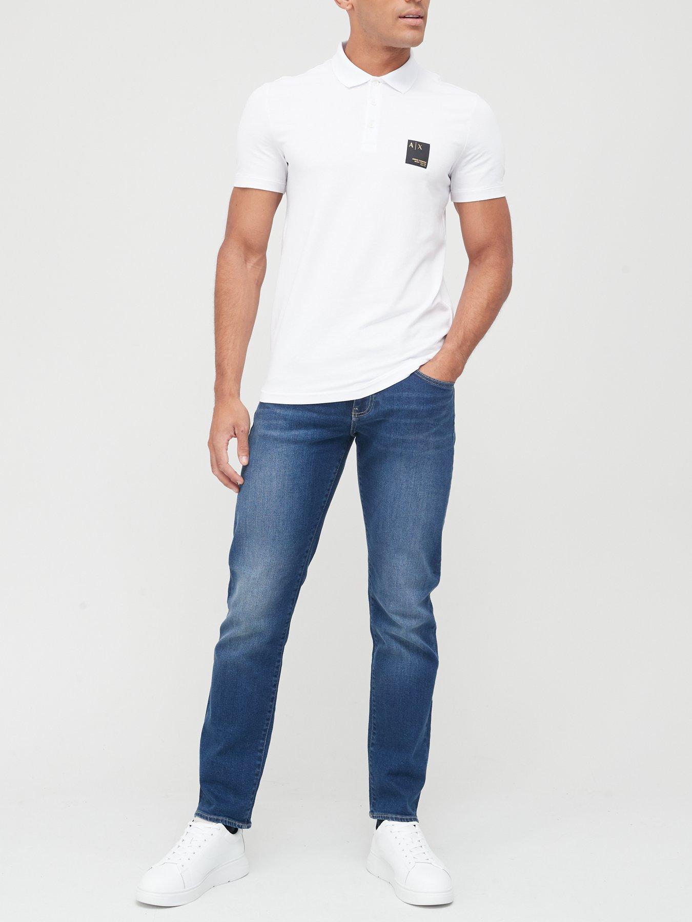 Armani exchange j16 straight fit jeans shop