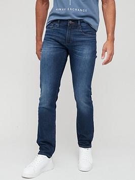 armani-exchange-j13-slim-fit-comfort-jeans-blue