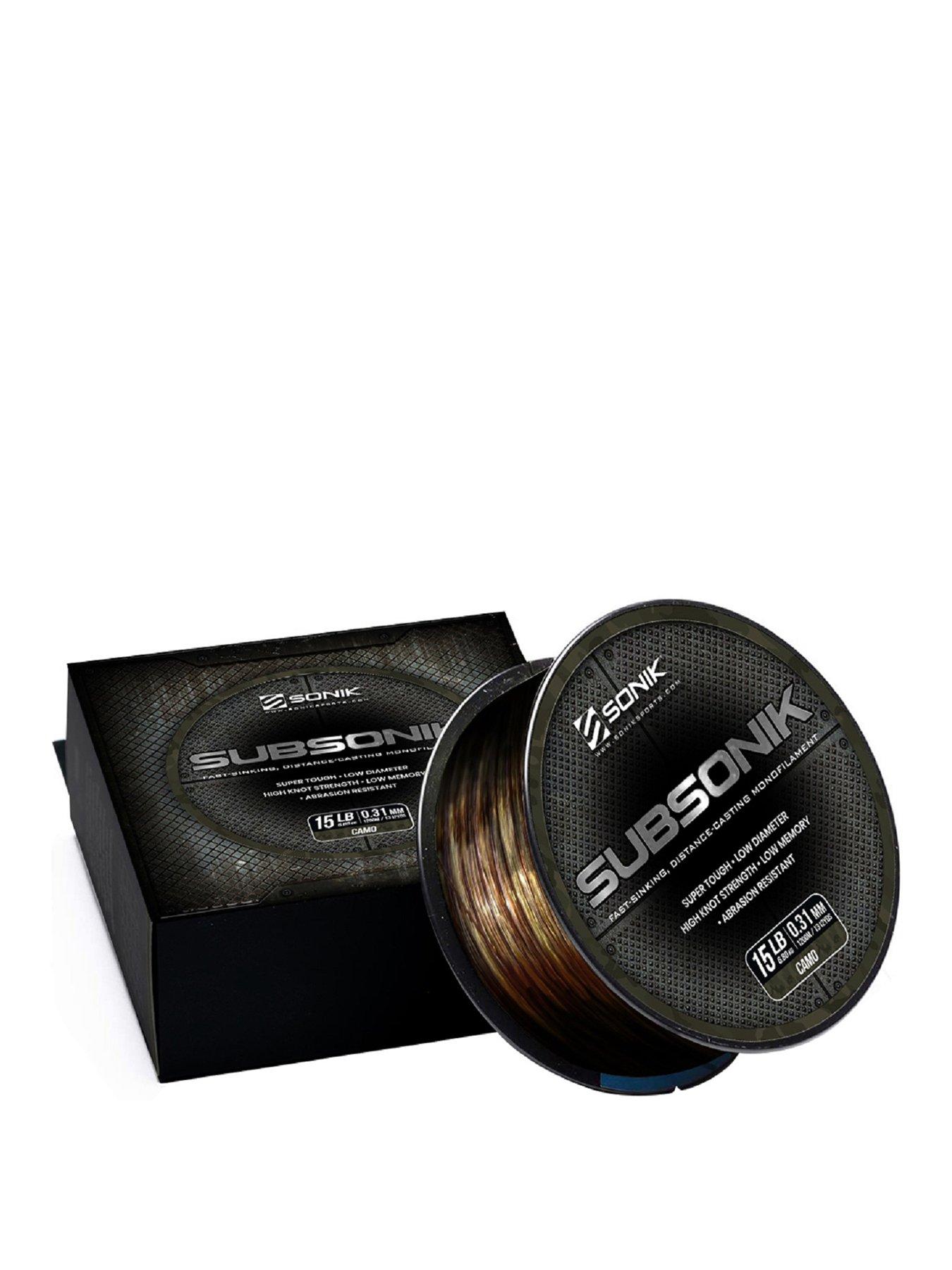 SUBSONIK CAMO Fishing Line - All Breaking Strains, 1200m