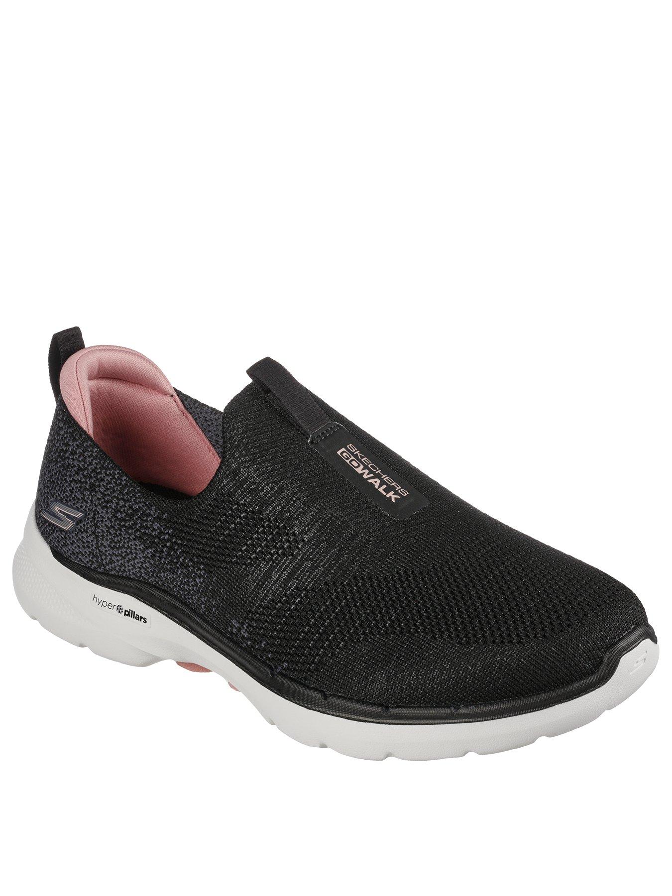 ladies black skechers
