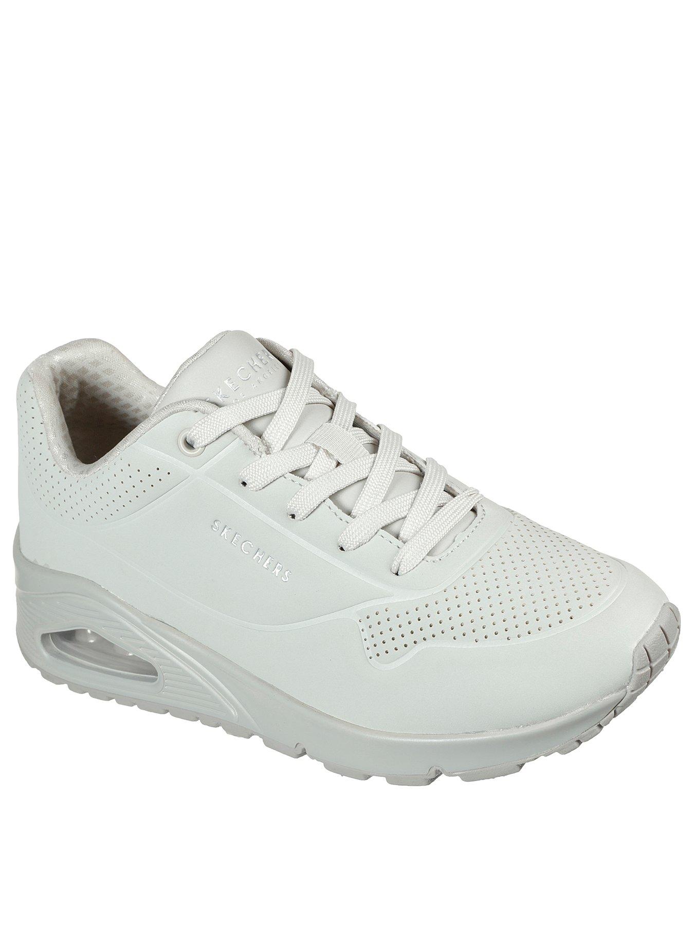 Skechers Uno Stand On Air Durabuck Lace Up Trainers | very.co.uk