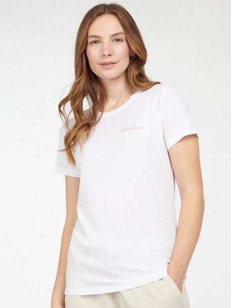 barbour-edie-logo-t-shirt--white