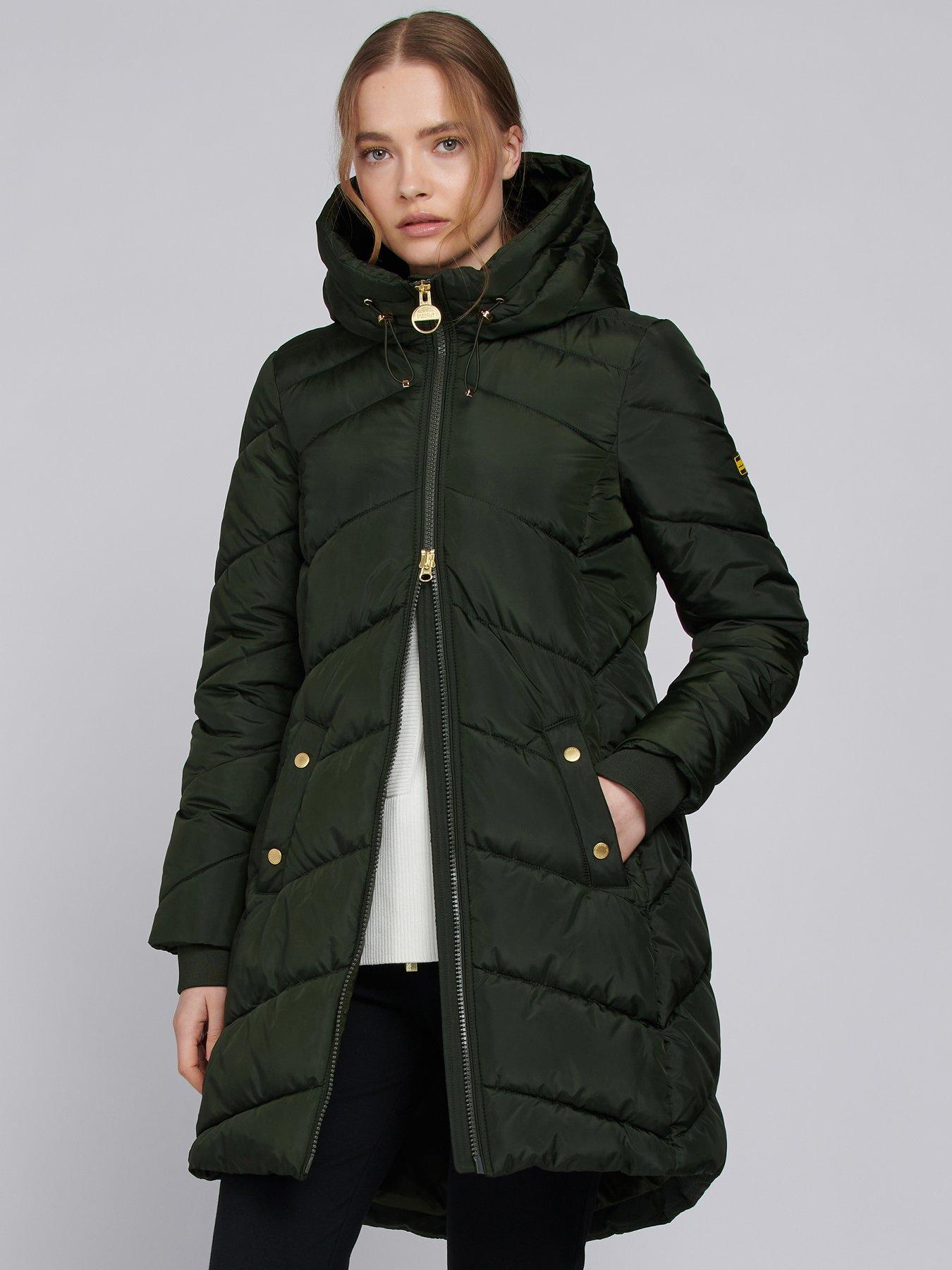 barbour faux fur lined parka