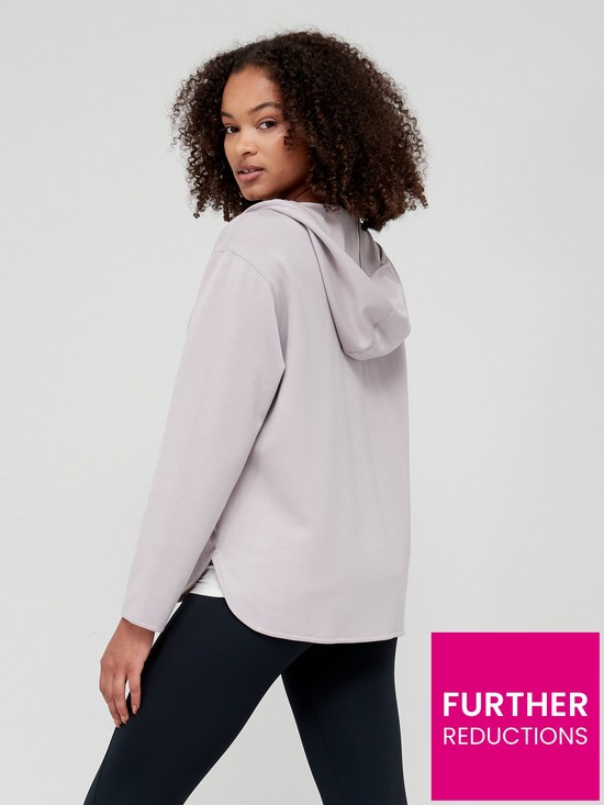 stillFront image of v-by-very-athleisure-zip-detail-hoodie-mauve