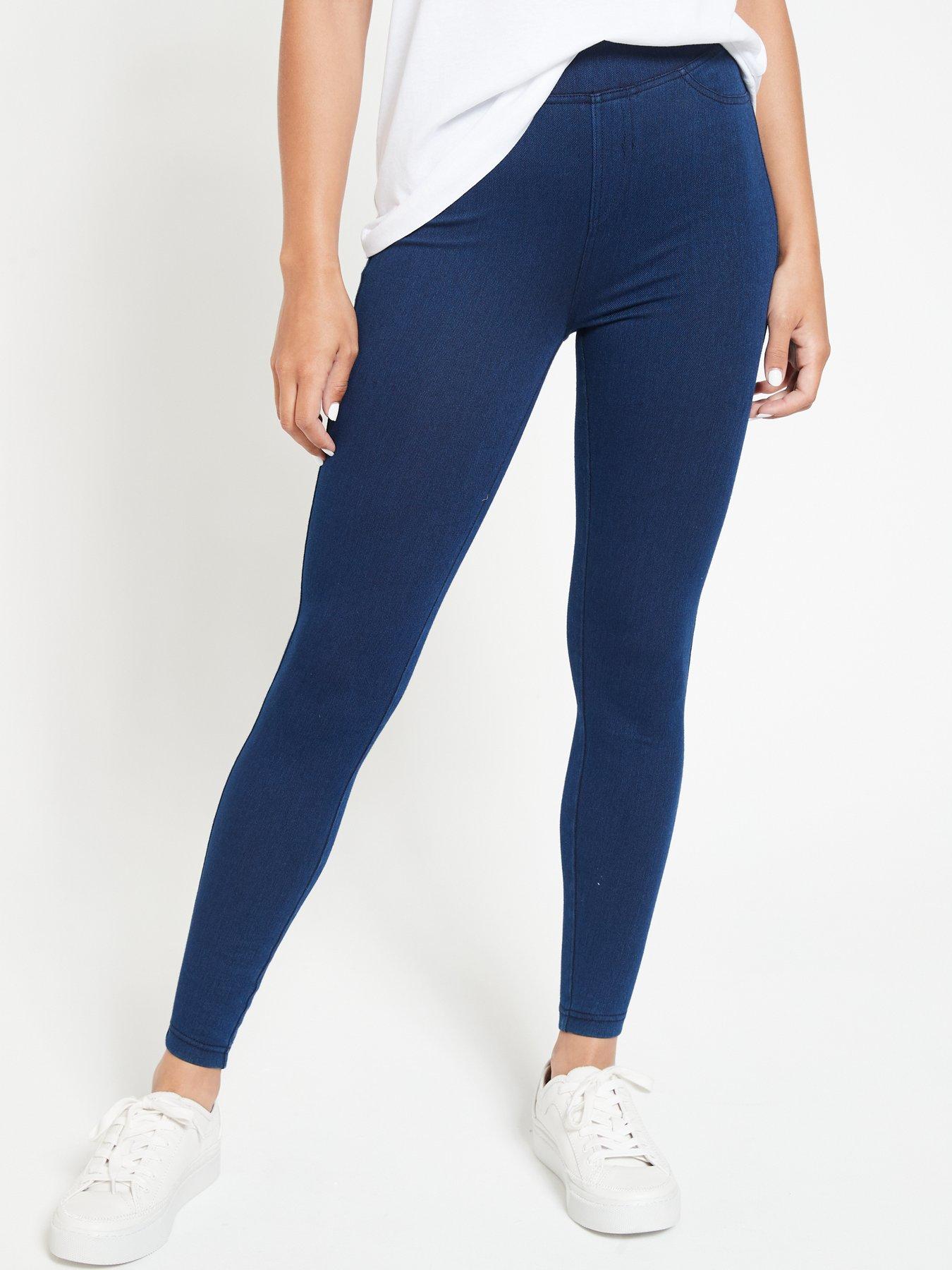 undefined Denim Look Jegging - Indigo