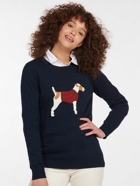 barbour-saddle-dog-front-5-cashmere-jumper-navy