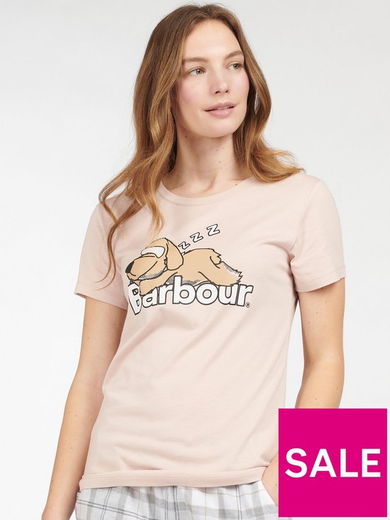 front image of barbour-nellie-tee--lt-pink