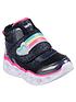  image of skechers-heart-lights-lighted-rainbow-strap-boot