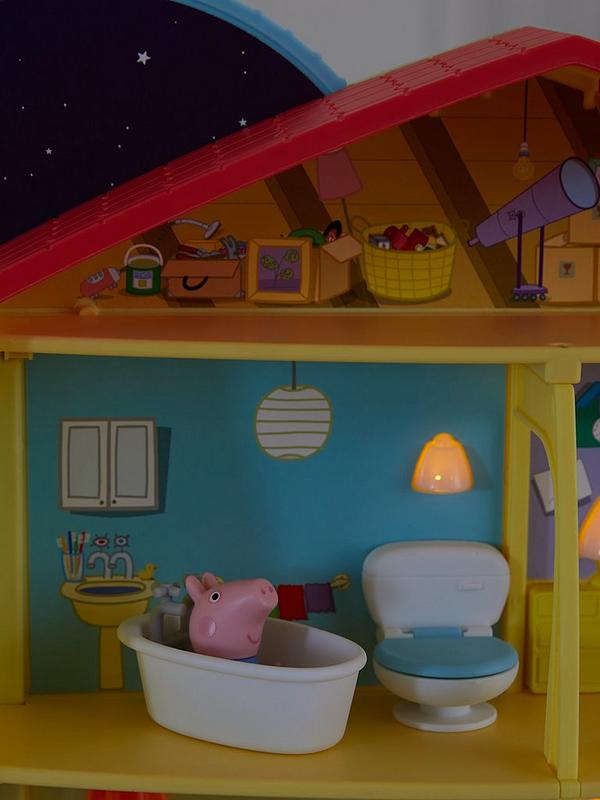 Image 7 of 7 of Peppa Pig Peppa's Playtime to Bedtime House