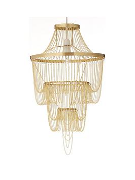 Product photograph of Michelle Keegan Home Michelle Keegan Angel Easy Fit Chandelier from very.co.uk