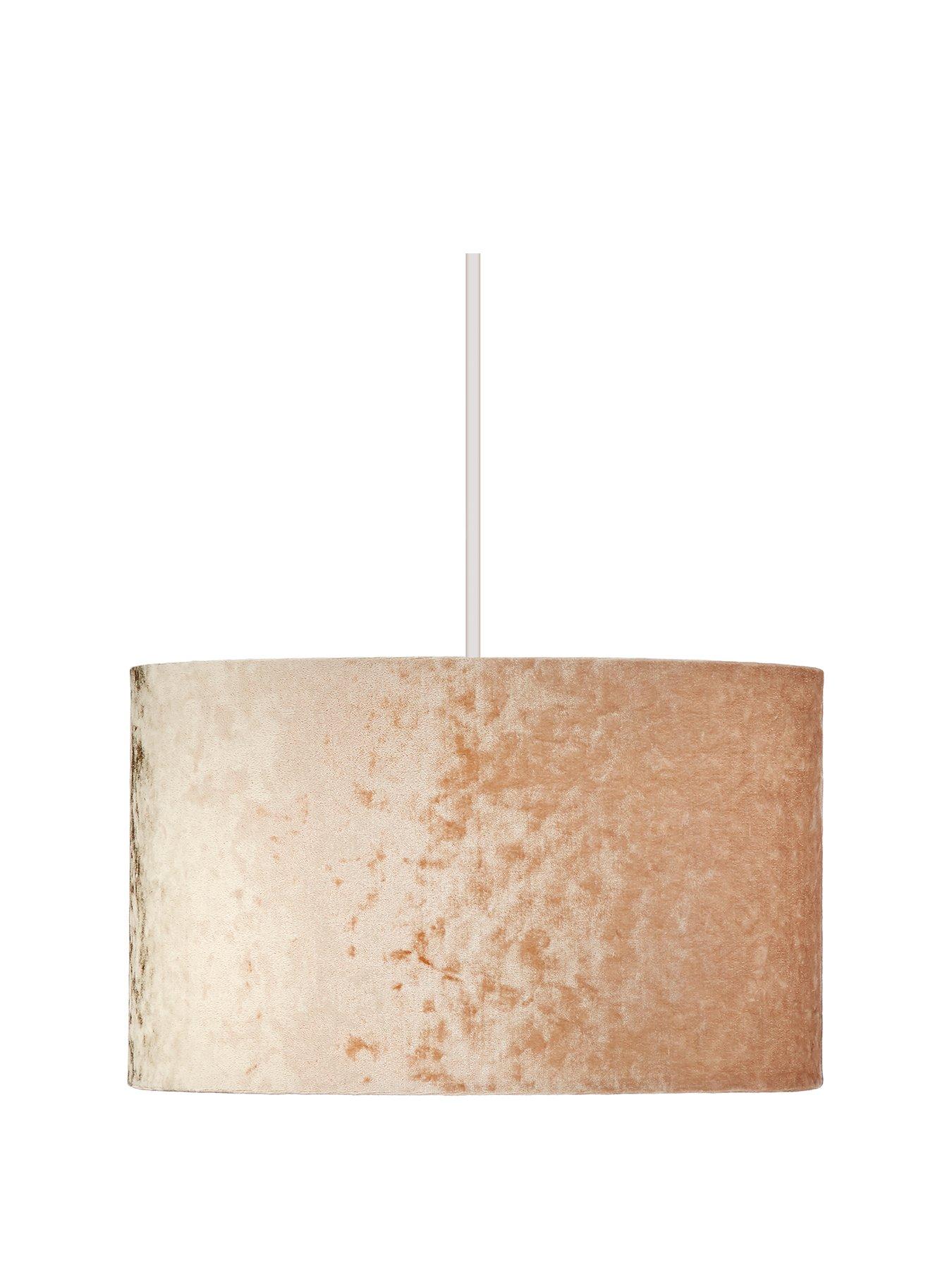 Product photograph of Lucy Easyfit Crushed Velvet Shade from very.co.uk