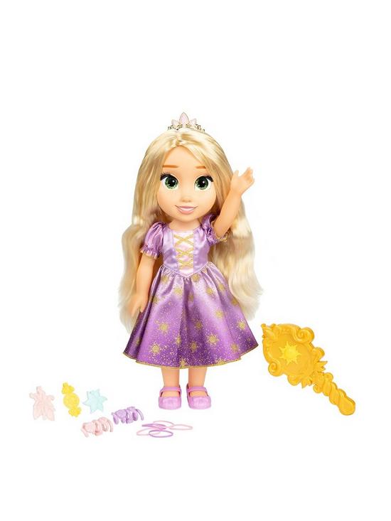 front image of disney-princess-feature-hair-play-rapunzel-doll