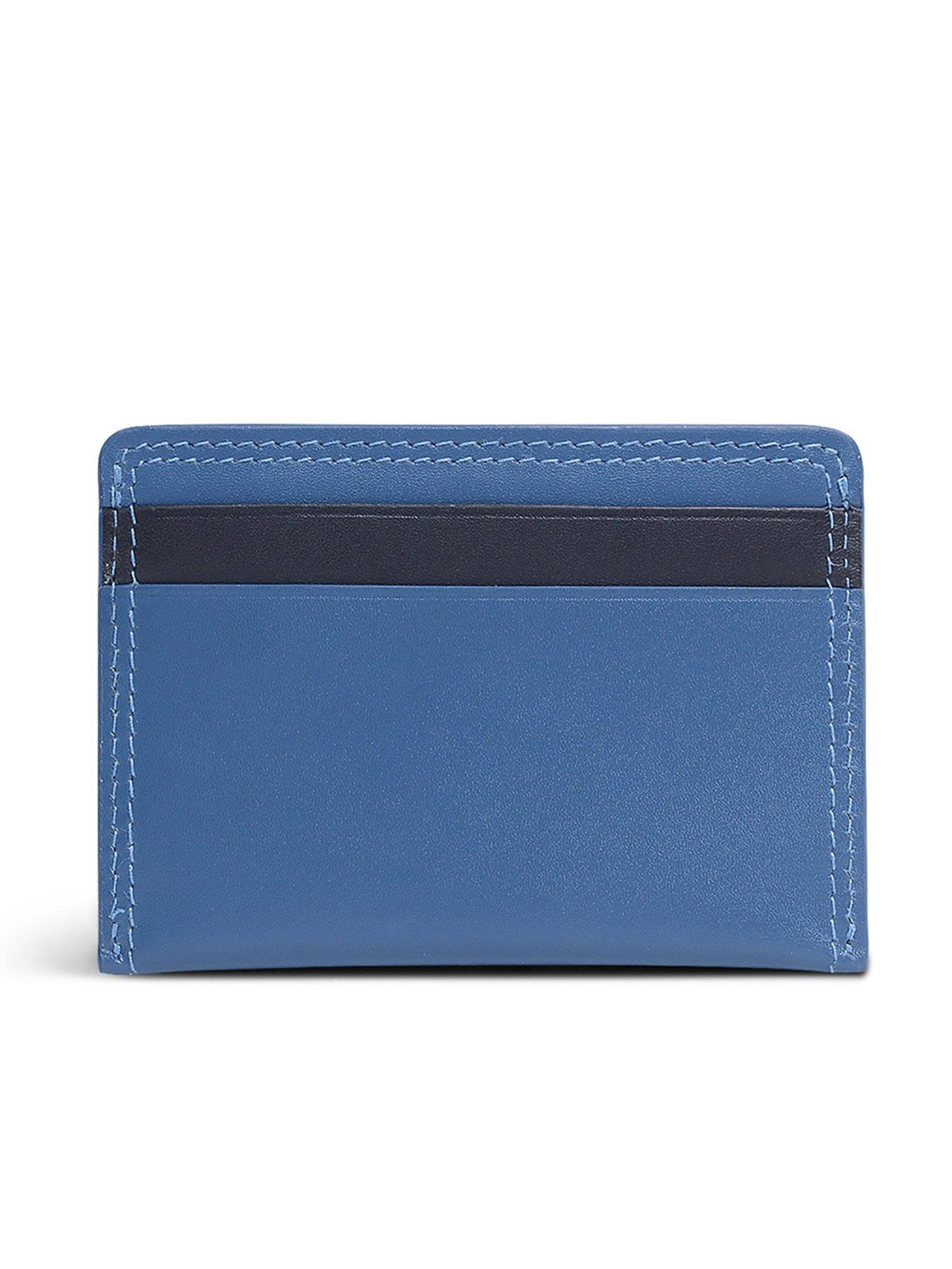  Moon Dog Leather Small Cardholder - Teal